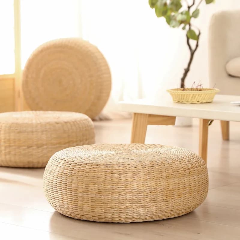 Household round Yoga Base Zen Meditation Cushion Futon Ratta