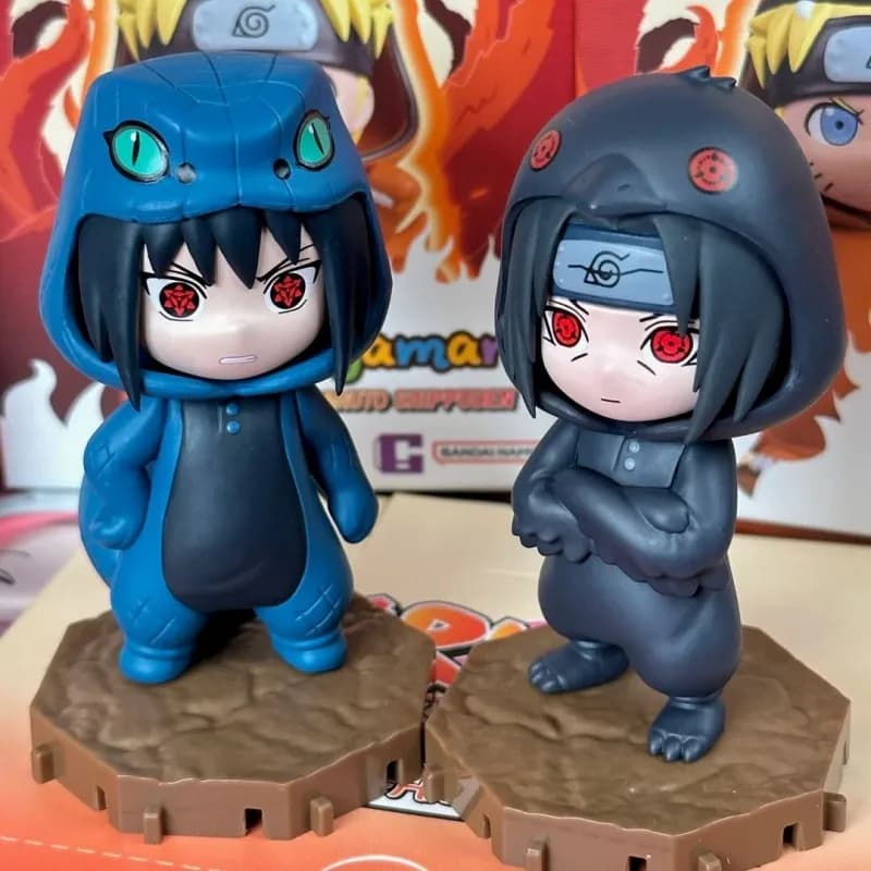 Bandai Naruto Shippuden bambola pigiama scatola cieca cosplay ornamento fatto a mano figura alla moda giocattolo da collezione