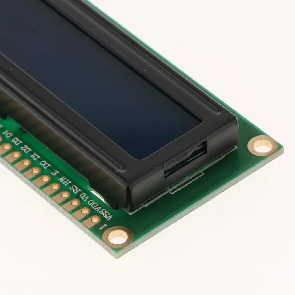 Display LCD 1602 con Contrasto Regolabile, Modulo Schermo a Caratteri 16x2 con Retroilluminazione Blu per Arduino