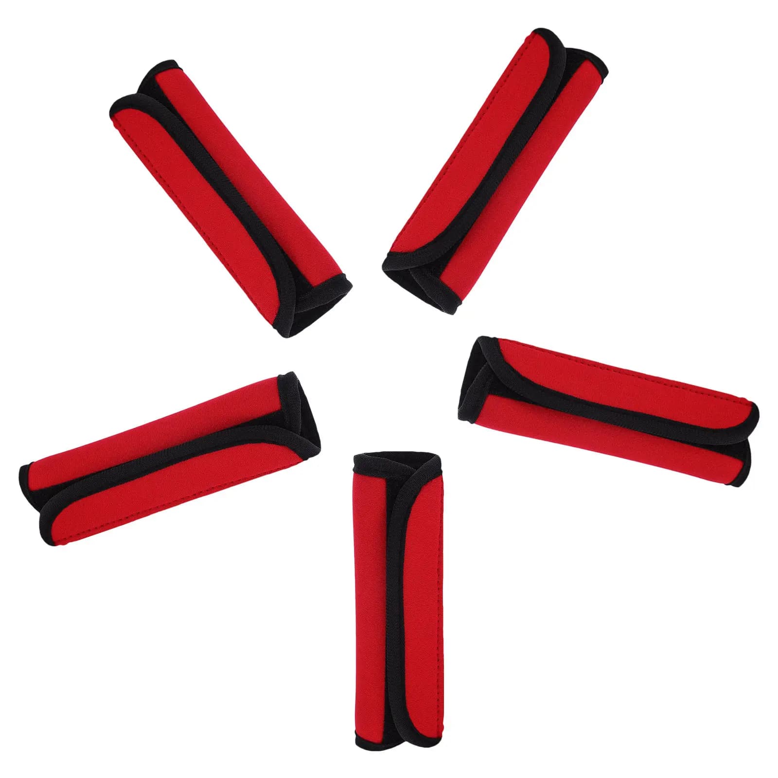 Set di 5 Cuscinetti Antiscivolo per Bilanciere, Impugnature per Barre di Trazione, Maniglie per Manubri, Maniglie per Borse, Protezione per Attrezzature Fitness