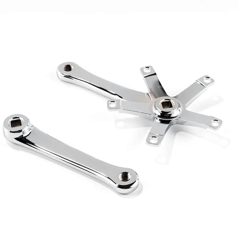ARDENTLY Guarnitura per bicicletta 144BCD Bici a scatto fisso Manovella in lega di alluminio CNC Ruota dentata 165mm Accessori per manovella quadrata ultraleggera