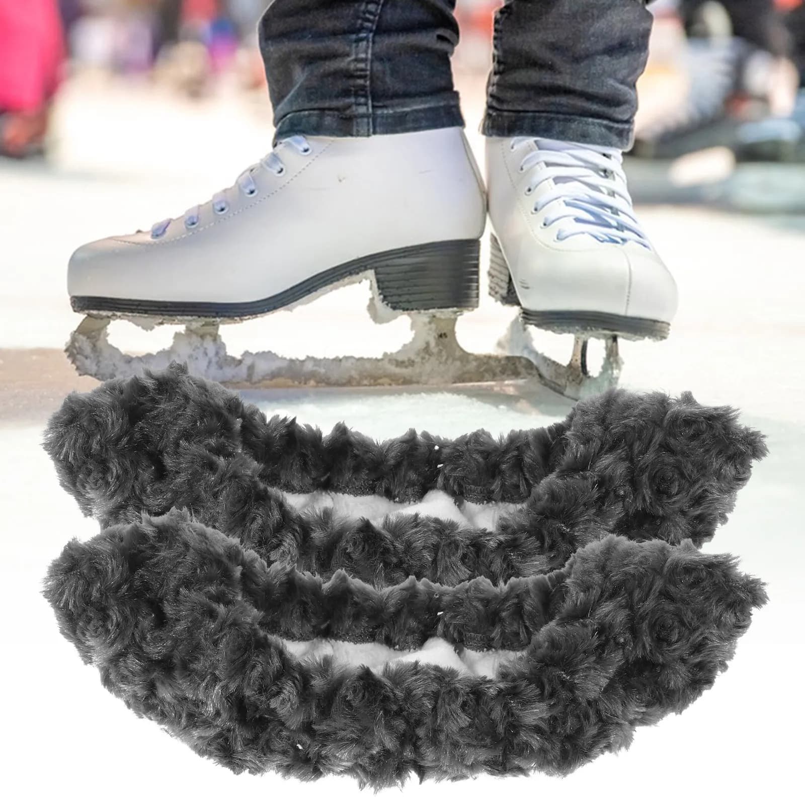 1 Paio di Protezioni per Pattini, Robuste Coprilame per Pattini da Ghiaccio, Protezioni per Scarpe da Pattinaggio Artistico e Hockey