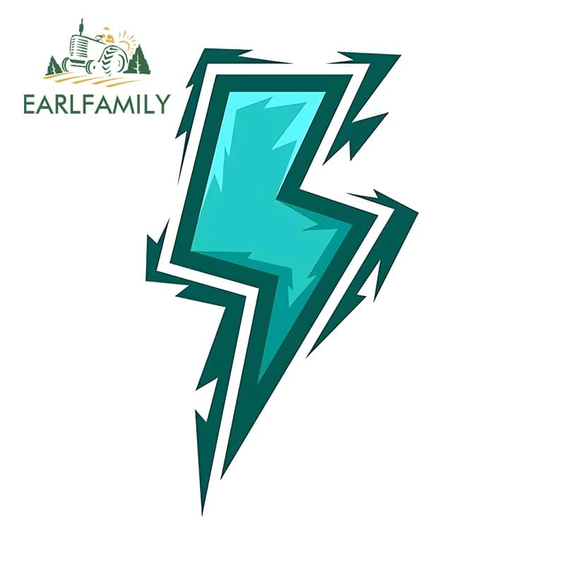 EARLFAMILY Lighting Sign Creative Car Stickers Artistic Design Fishing Tackle Box Decal Practical Waterproof PVC Custom Printing