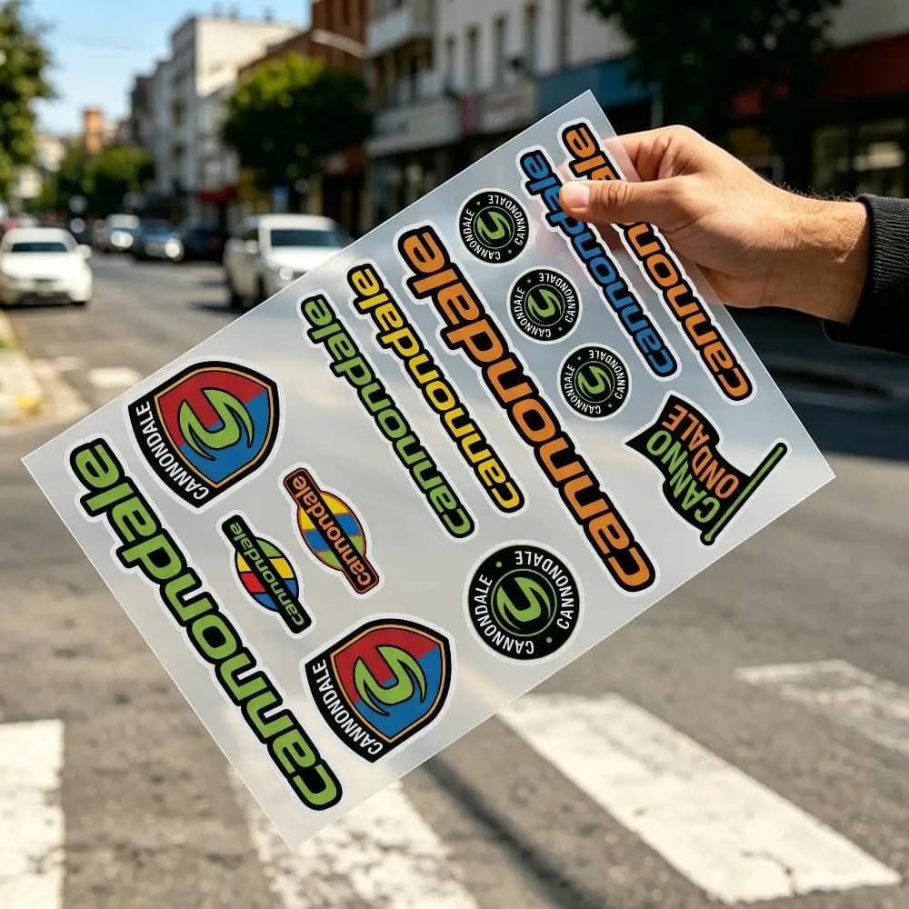 For Cannondale Helmet Reflective Sticker Set Safety Decal for Motorcycle Bike Car High Intensity Glow New Arrival