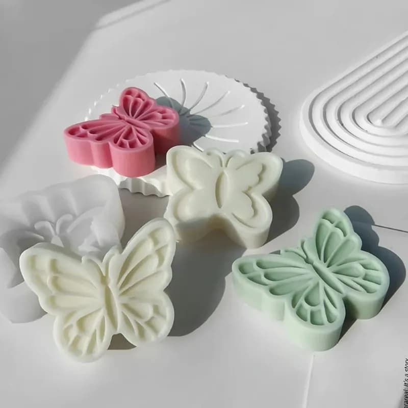 Bellissimi Stampi in Silicone per Candele Profumate a Forma di Farfalla, Stampi per Sapone e Resina a Forma di Insetti, Decorazioni per Matrimoni, Regali di San Valentino, Cioccolatini