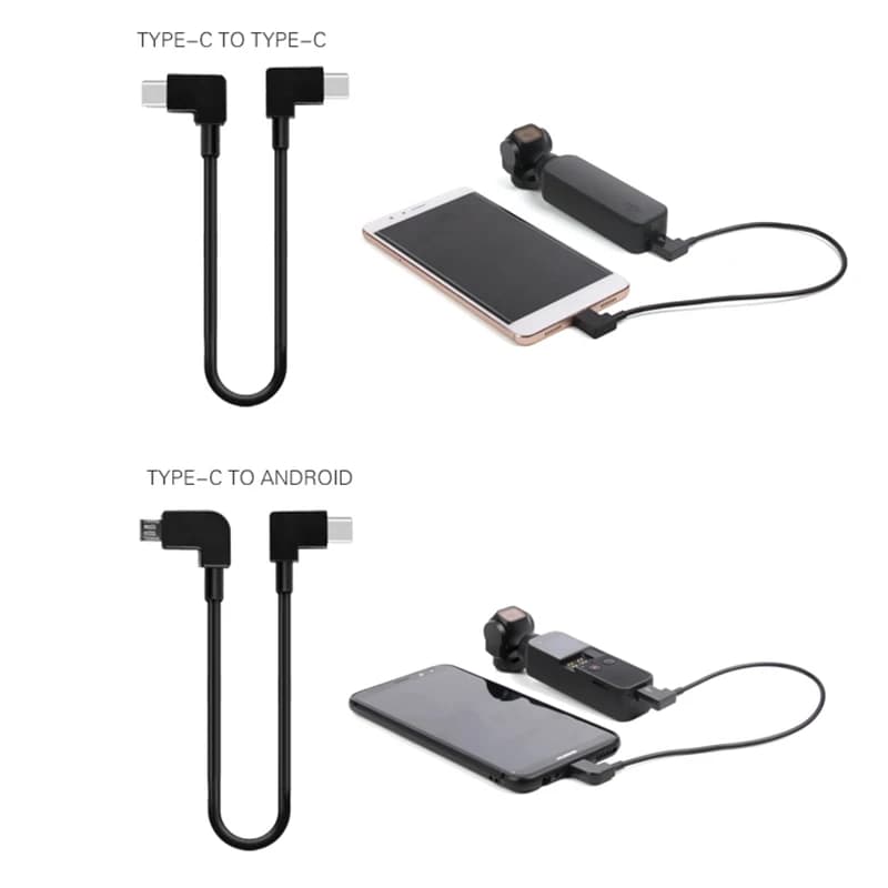 Cavo dati porta di tipo C telefono Tablet linea di collegamento per dji osmo Pocket /osmo Pocket 2 accessori per fotocamere gimbal