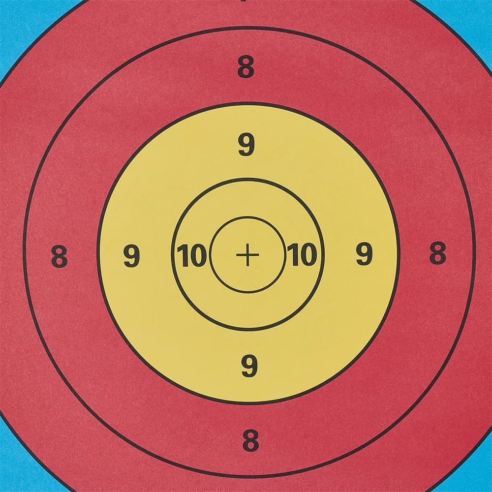 3/5 pezzi bersagli di carta per tiro con l'arco 40 * 40 cm bersagli per tiro con l'arco portatili carta per adolescenti adulti tiro con l'arco all'aperto pratica