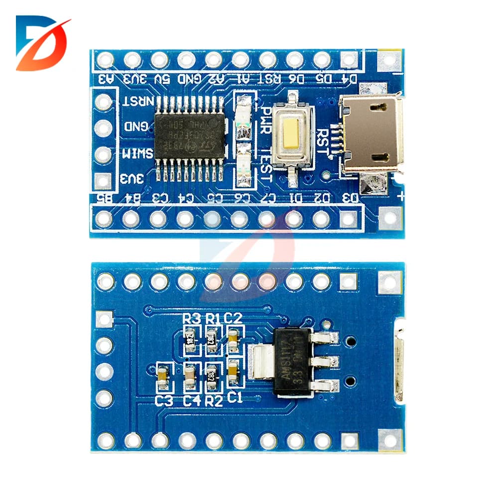 1PCS STM8S103F3P6 Development card LED indicator Micro USB 5V/3.3V STM8S STM8S STM8 Minimal central system module for Arduino