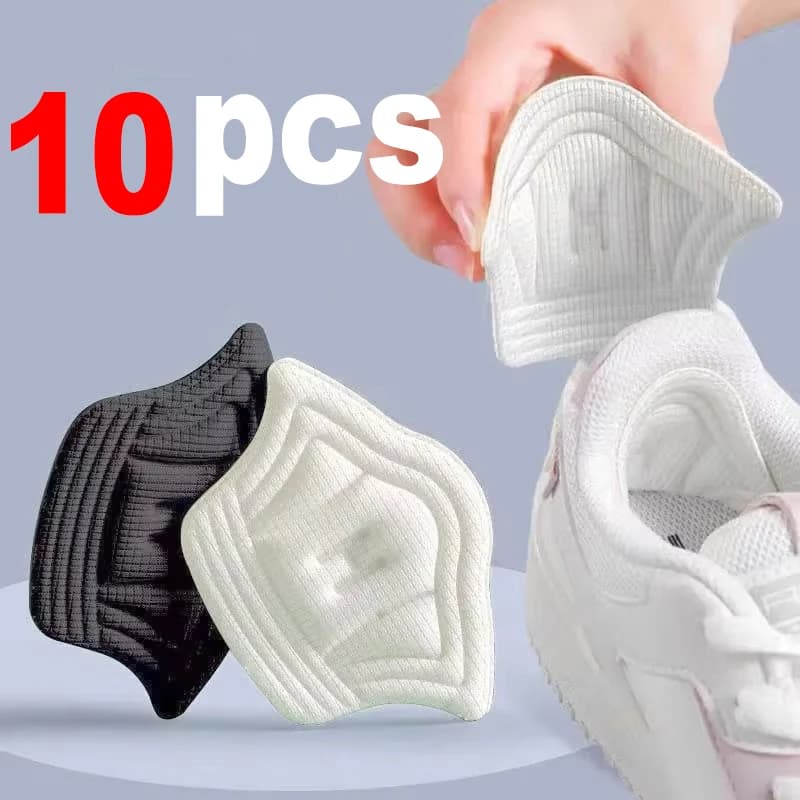 Protezioni per tallone per scarpe da ginnastica Riduttore di dimensioni per scarpe Inserti per scarpe sportive Cuscino Sollievo dal dolore Antiusura Rilievo del piede Adesivi autoadesivi