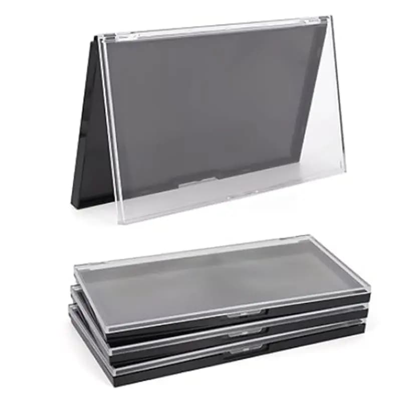 Premium-For powder cosmetic makeup palette for fai-da-te fards with magnetic design, storage box for 4 pcs empty umbrellas Cle