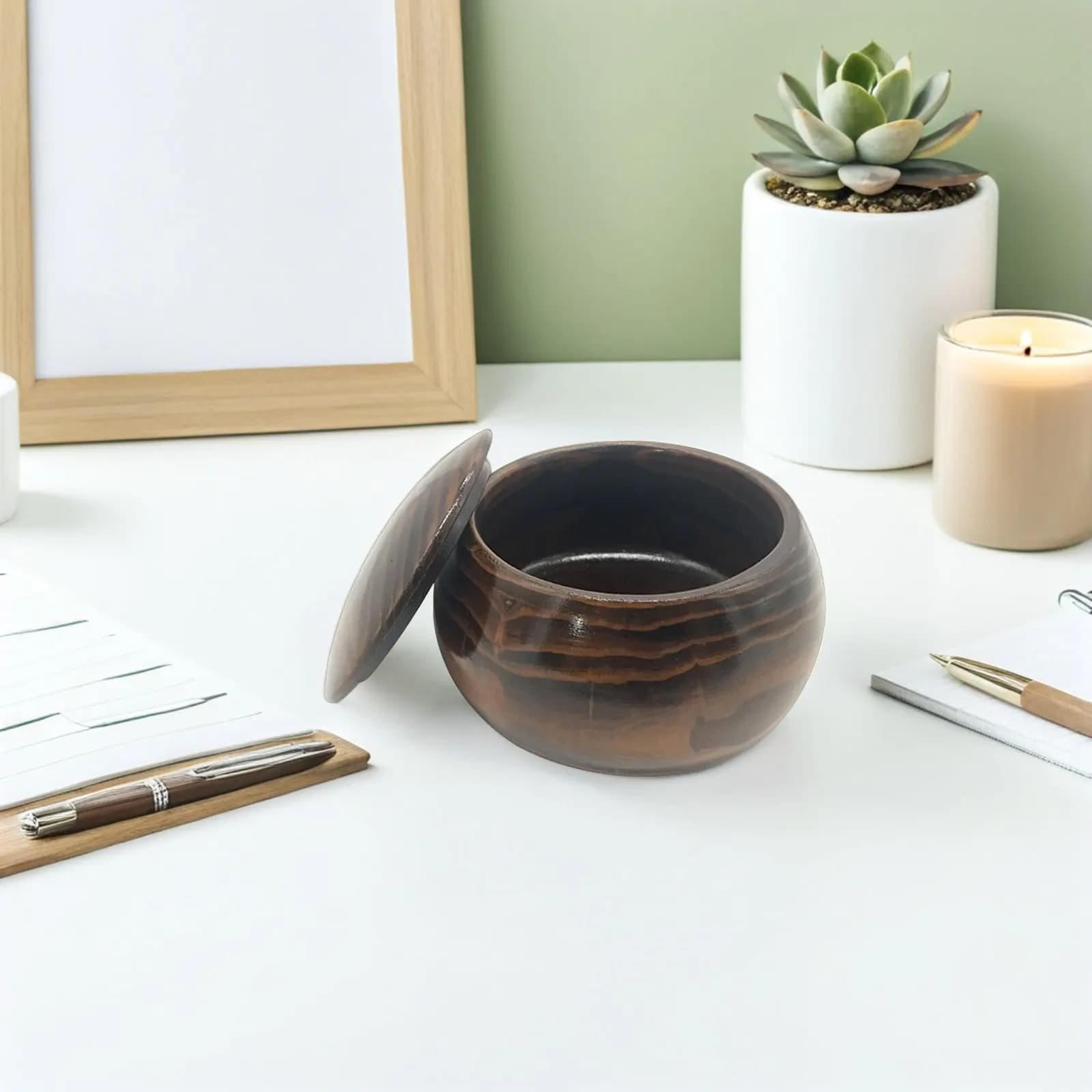 Contenitore in Legno per Pezzi degli Scacchi, Scatola Leggera con Coperchio per Organizzare i Pezzi degli Scacchi, per Amanti dei Giochi