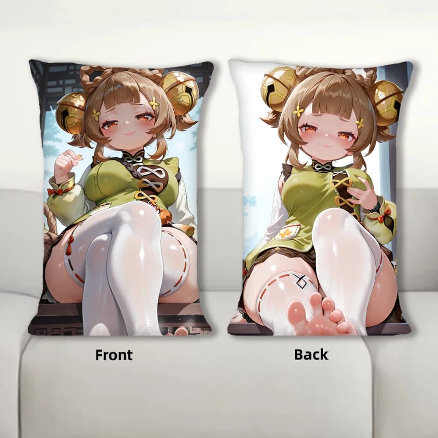 Dakimakura Genshin Impact Anime Cuscino Yaoyao Cuscino per divano Federa per cuscino per il corpo Federa per cuscino da letto con stampa su doppio lato