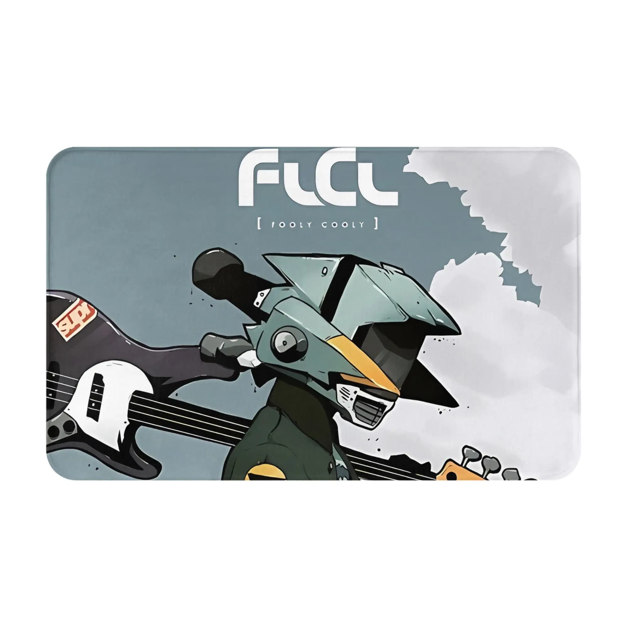 FLCL Canti Anime Christmas Decorations Bedroom Mat FLCL Doormat Kitchen Carpet Outdoor Rug Home Decor