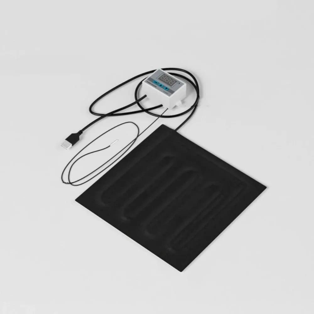 Tappetino Riscaldante USB Impermeabile per Rettili con Controllo della Temperatura, Coperta Elettrica per Animali Domestici con Funzione Timer e Riscaldamento Rapido
