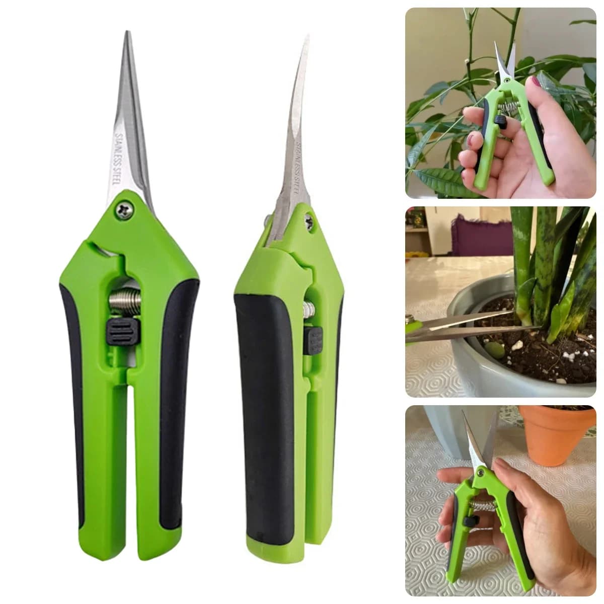 Attrezzo da giardinaggio, cesoie per piante, cesoie da potatura per rami in acciaio inossidabile, forbici per innesto di rami di alberi da frutto per piante da frutto da giardino