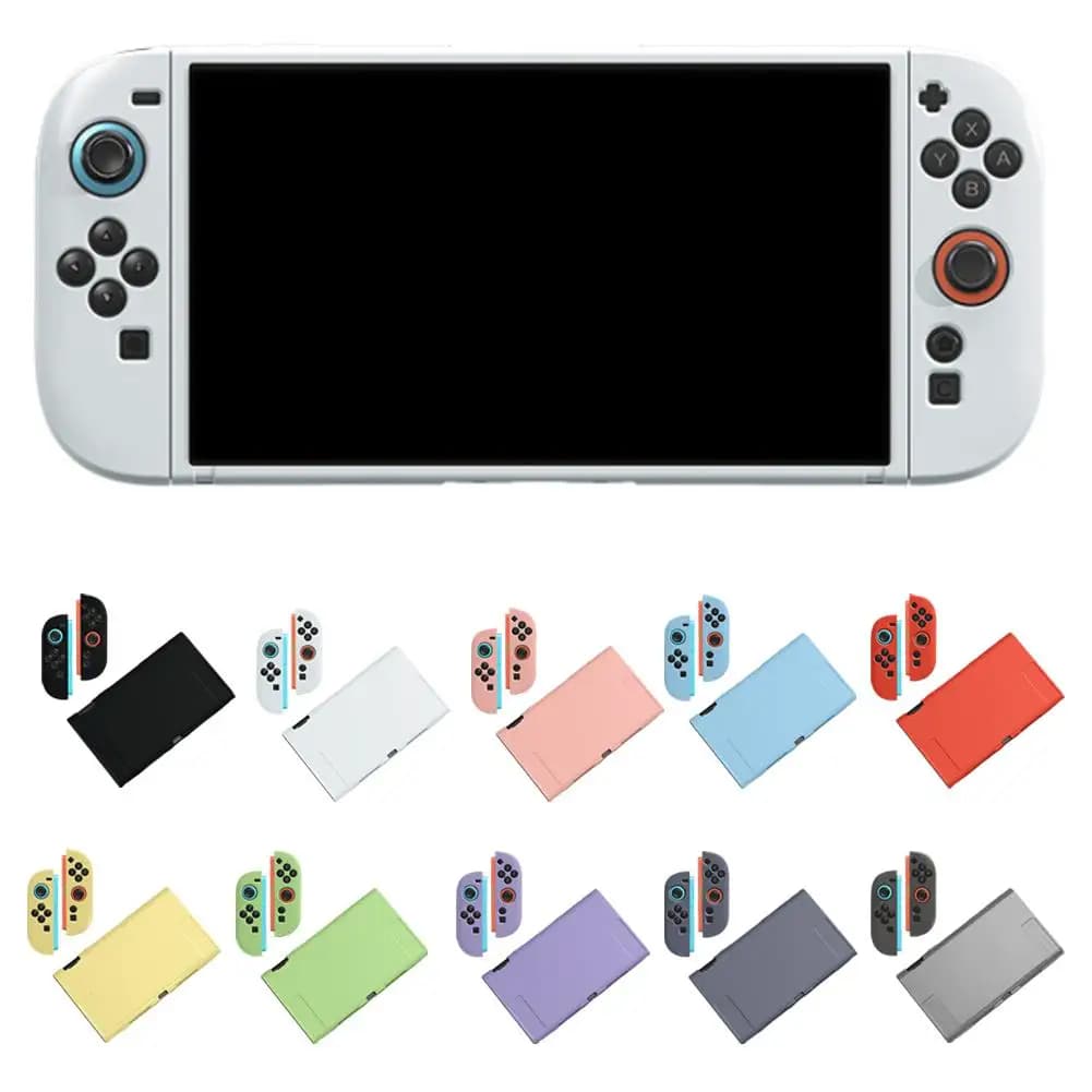Per Switch 2 Custodia protettiva in TPU opaco Cover divisa trasparente con design antiurto antigraffio Pelle morbida per Switch 2