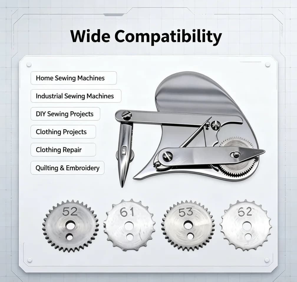 nterchangeable Sewing Pattern Tracing Wheel Set Metal Dressmaker Dotting Marker Tool with 4 Replacement Gear Wheels for Fabric