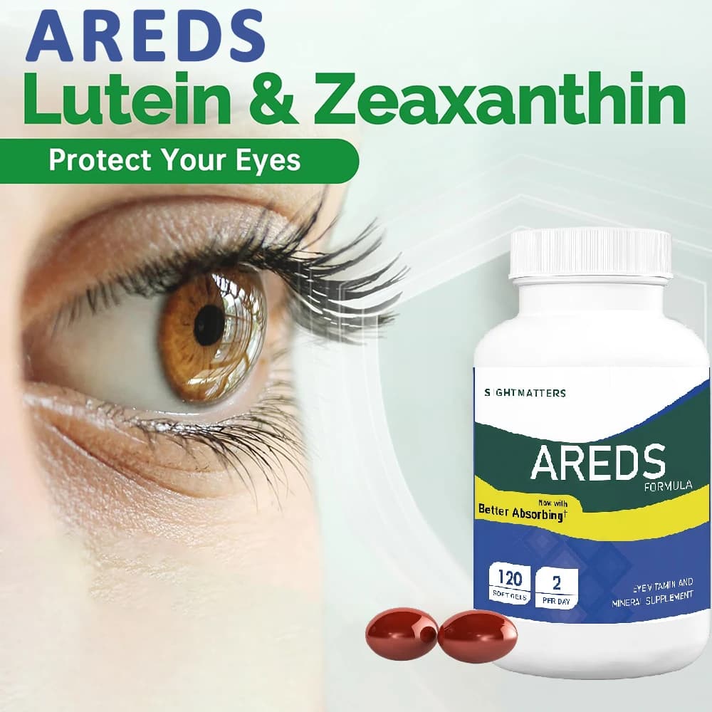 ARED Vitamins for Eye Health, Lutein Supplement and Zeaxanthin with Vitamin C, E, Zinc and Copper for Eye View and Ocular Support