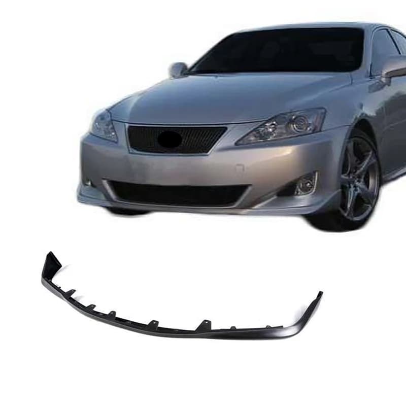 For Lexus IS IS250 2006 2007 2008 Front Lip Diffuser Bumper Lip Car Body Kits ABS Material Exterior Parts