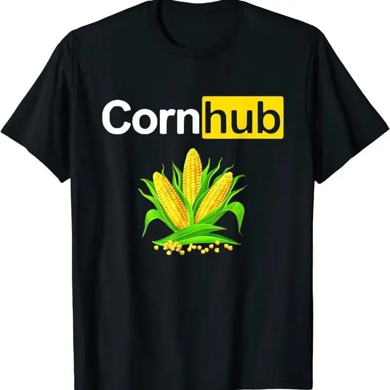 Funny CornHub It's Corn It Has The Juice T Shirt