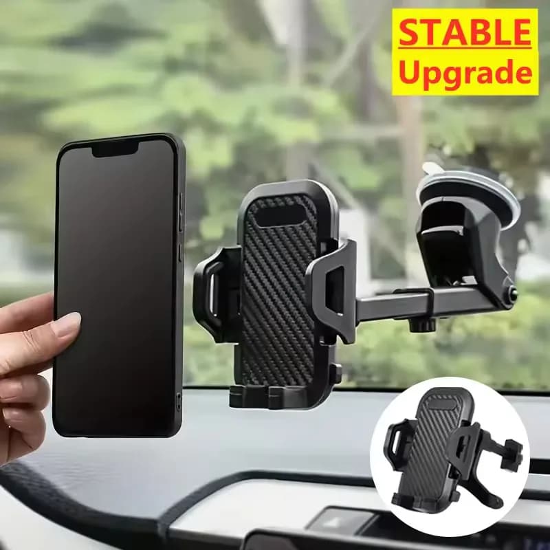Supporto per Telefono da Cruscotto Auto con Ventosa a Gravità per Tutti i Telefoni Cellulari e Smartphone, Supporto Auto per Interni