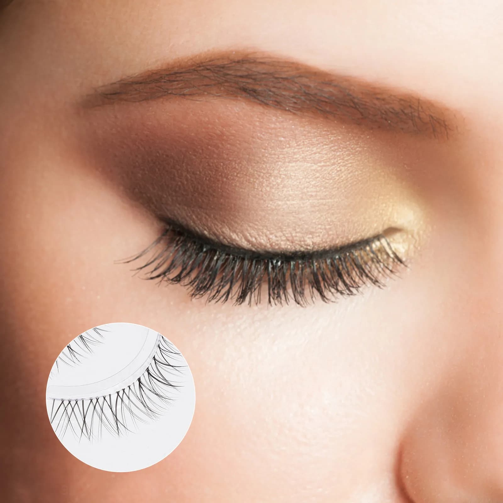 5 paia di ciglia finte naturali arricciate in fibra premium, morbide, comode e leggere, per matrimoni, feste, servizi fotografici, trucco quotidiano