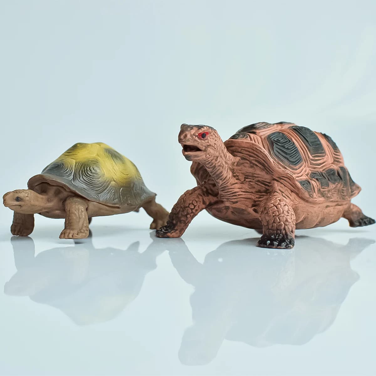 Realistic Painted Animal Turtle | Water Ecological Animals | Static Decorative Ornaments | Birthday Day, Easter, Halloween, Christmas Gifts | Home Office Computer Desk, Vase Plants, Aquariums and Other Ornaments