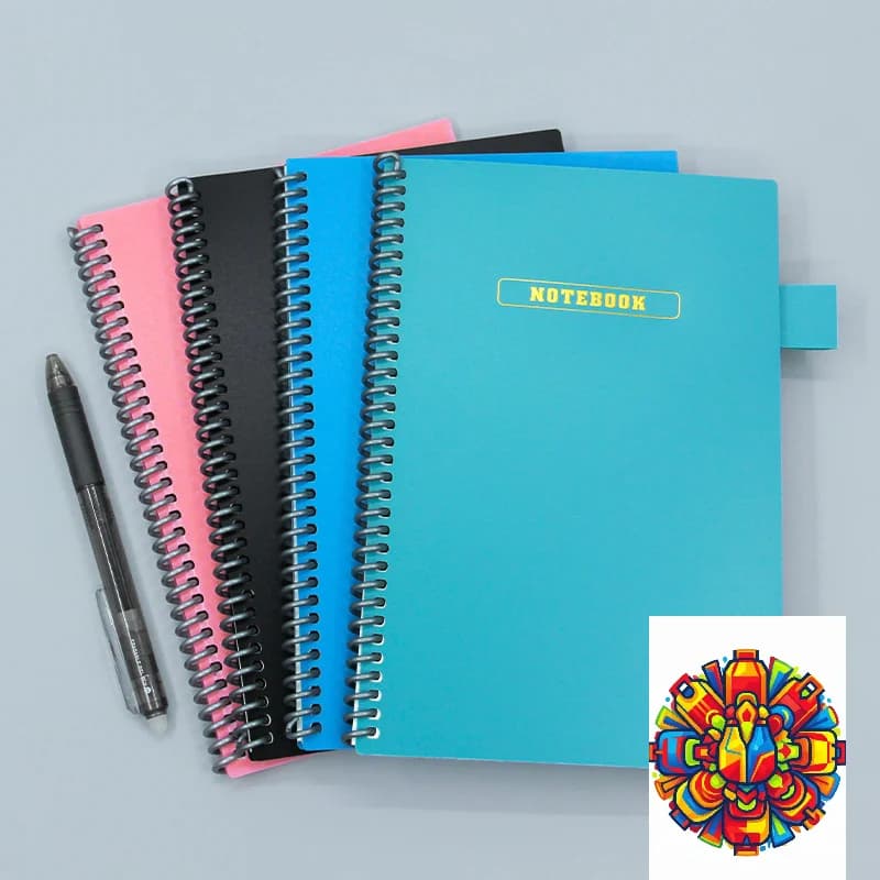 A5 Portable Reusable Whiteboard Notebook Weekly Planner With Whiteboard Pen & Erasing Cloth Erasable Handwriting Note