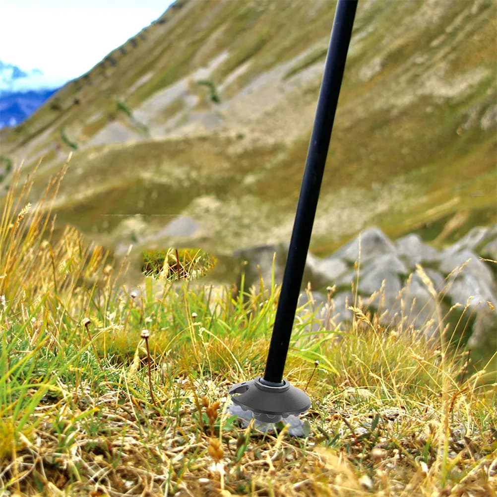 Set di 8 Cestelli per Bastoncini da Trekking, Accessori di Ricambio per Neve e Fango, Set di Attacchi per Bastoni da Escursionismo