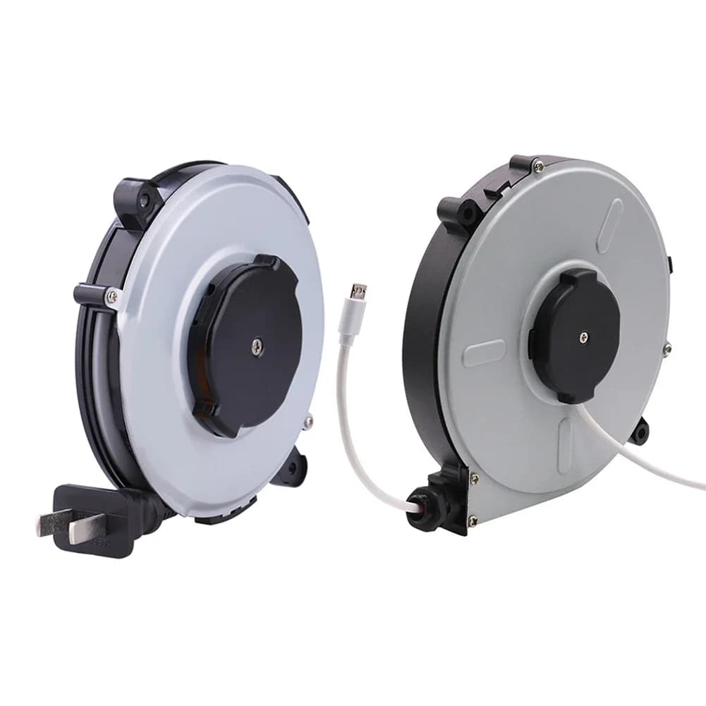 Gestione dei cavi Cavo da campeggio 220V Cavo di prolunga retrattile Avvolgitore Cavo retrattile automatico Materiale resistente all'usura