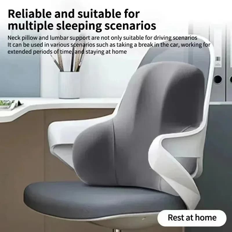 Nuovo cuscino per la schiena lombare con memory foam per sedie da gioco per ufficio in auto Cuscino di supporto per alleviare il dolore dopo il parto