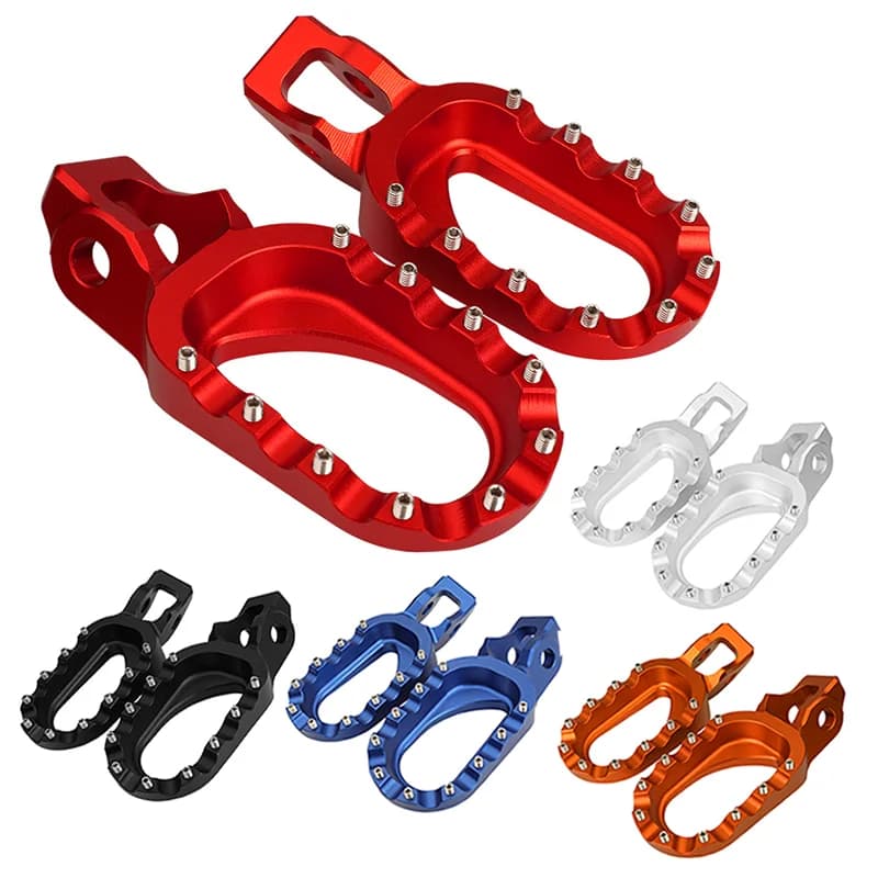 Moto CNC Rivetto Poggiapiedi Dirt Pit Bike Pedana Pioli Pedali Per KTM SX SXF EXC Husqvarna KEWS AJ1 125 150 250 300 350 450