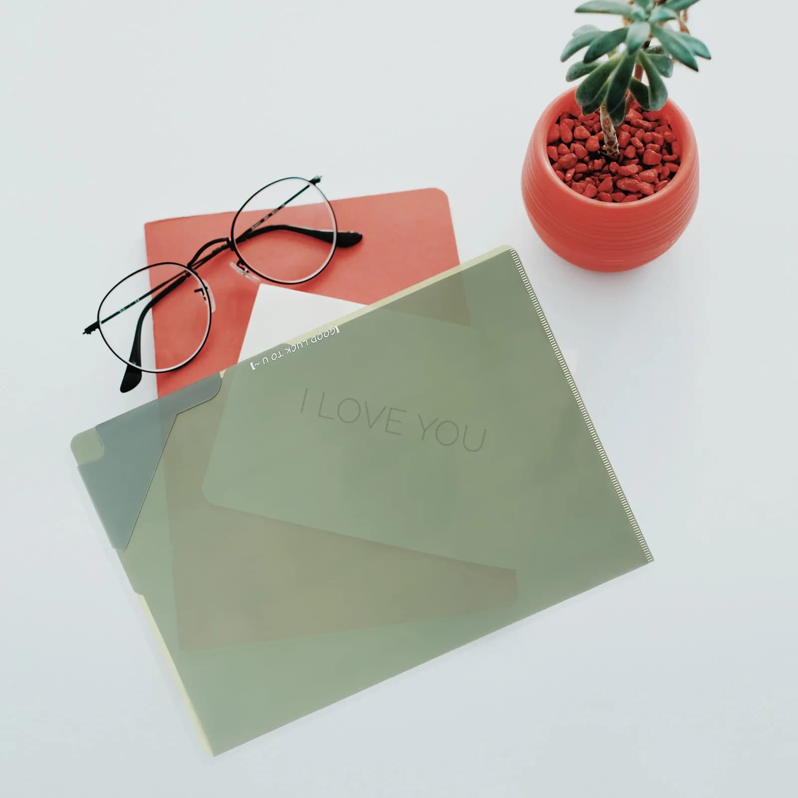 5Pcs Stylish Gradient L-Shaped File Folders Plastic Document Organizers for Office School Home Large Capacity Portable Aesthetic