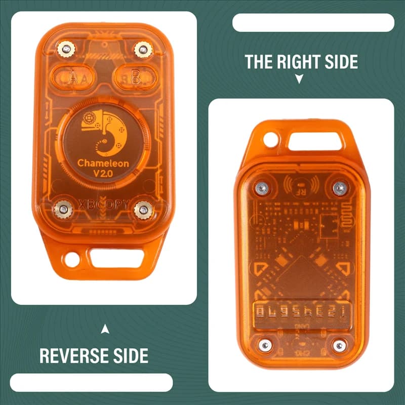 ELECT-Chameleon V2.0 RFID Smart Chip Emulatore Lettore 125Khz 13.56Mhz NFC Card Decoder Duplicatore Ripart Supporto Smart Card Emul