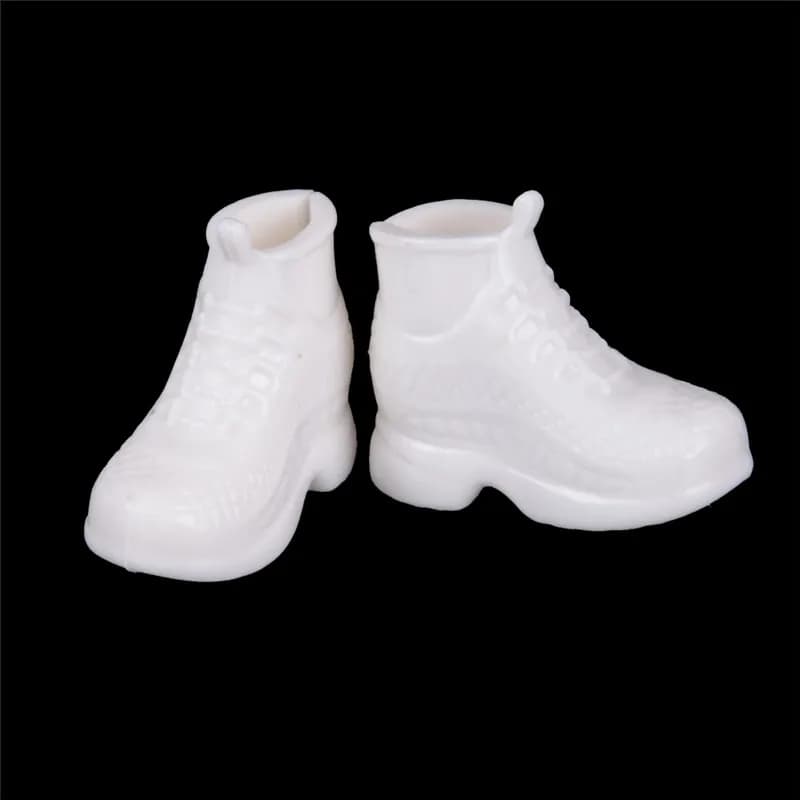 Accessori per Bambole, Regalo 10 Paia di Scarpe Sneakers Bianche per Bambole