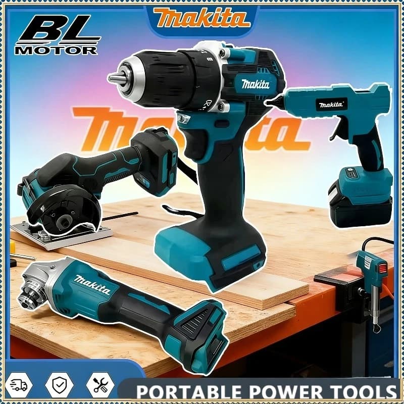 Brushless Makita grinder, Pistola for Colla, Motosega, Inflator, Combination Silicone Gun, Makita Battery Cutting Machine with Charger
