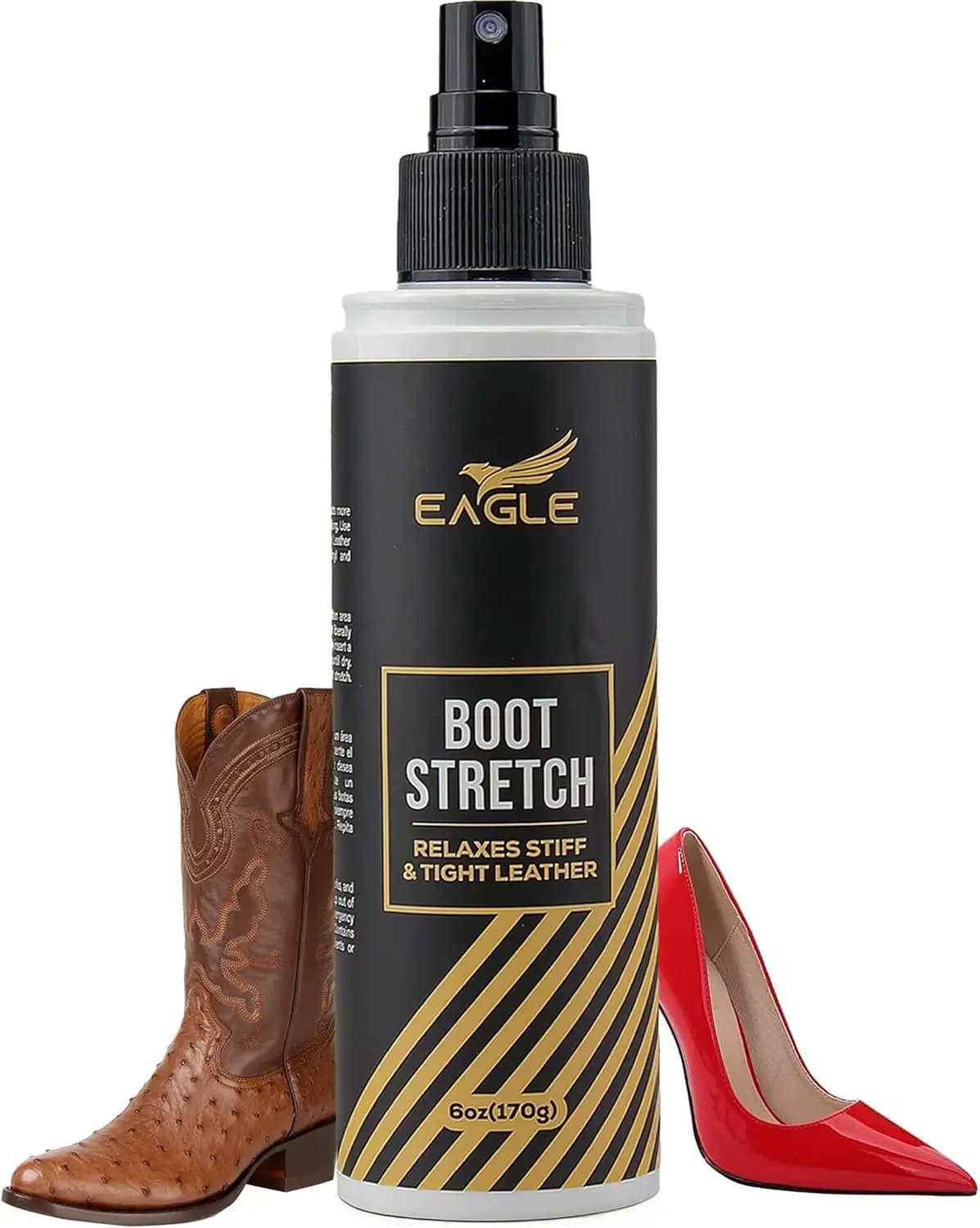 Spray Ammorbidente per Pelle e Stivali - Allevia la sensazione di strettezza di scarpe e stivali, 6oz