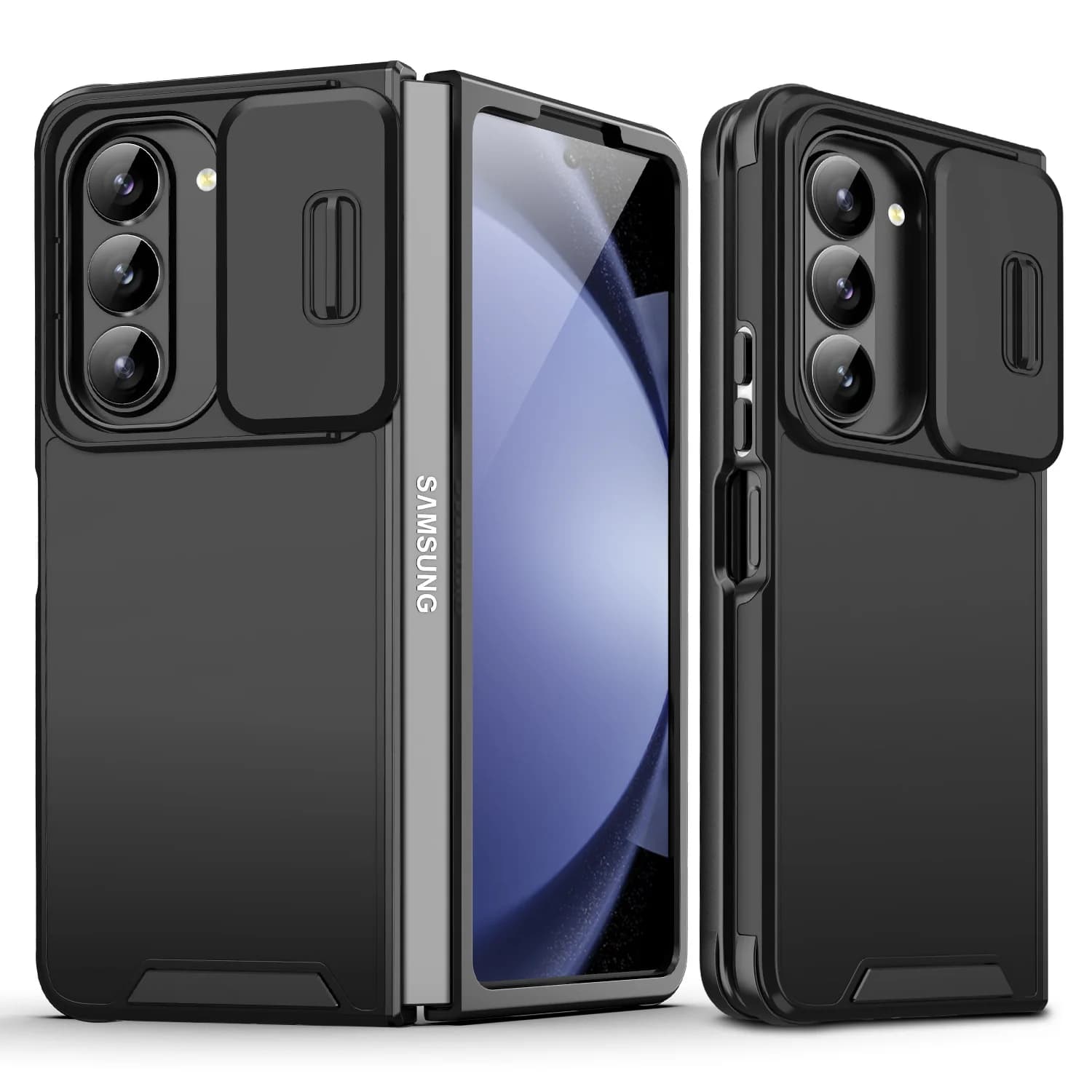 Armatura di protezione per fotocamera scorrevole magnetica per custodia per telefono Magsafe per Samsung Z Fold 7 6 Cover per Galaxy Z Fold 7 ZFold 7 6 5 4 5G