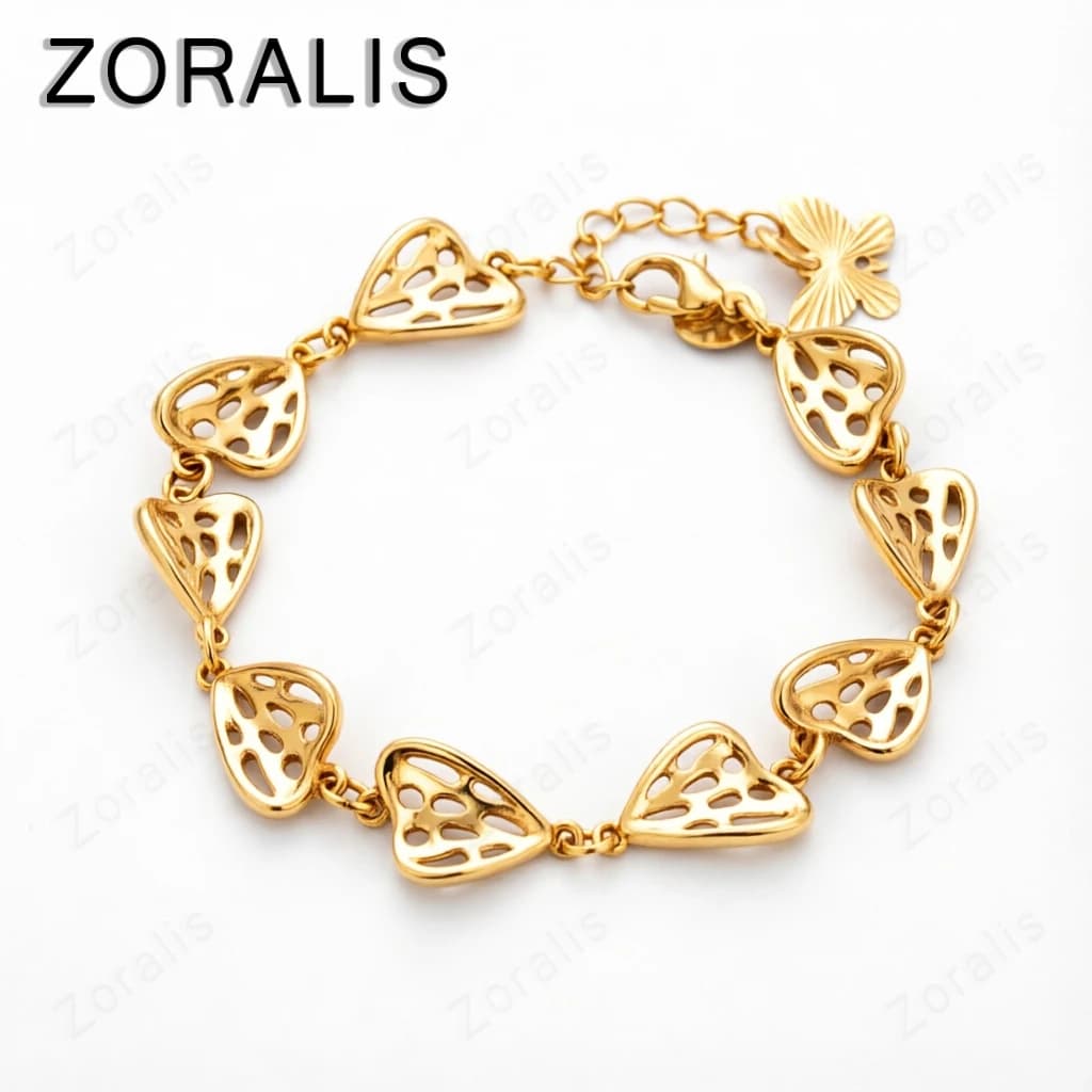 18K Gold 20cm Chain Cute Butterfly Wings Bracelets For Woman Fashion Party Engagement Wedding Birthday Charm Jewelry