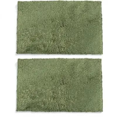 2 Pezzi Tappeto per Rettili, Simulazione Muschio, Rivestimento Morbido e Confortevole, Impermeabile, per Terrario, Habitat per Tartarughe e Lucertole