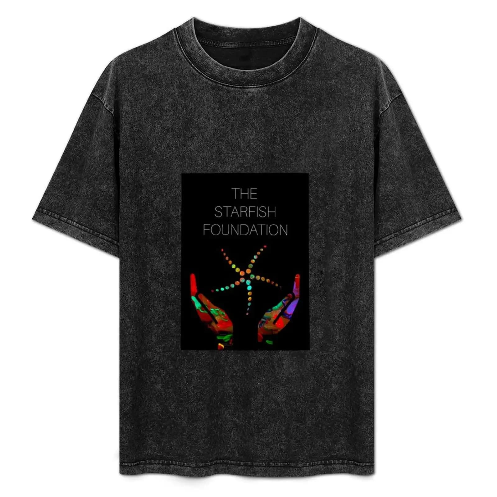 T-shirt The Starfish Foundation, elegante maglietta a maniche corte con grafica