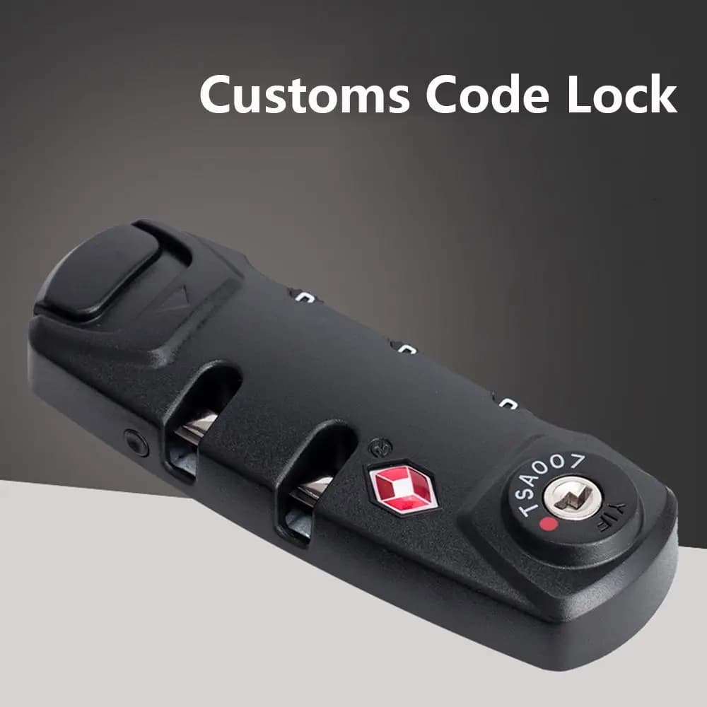Lock Duffle Bag Locker Travel Suitcase TSA 3 Digit Password Lock Suitcase Luggage Coded Lock Wire Security Lock Travel Bag Lock