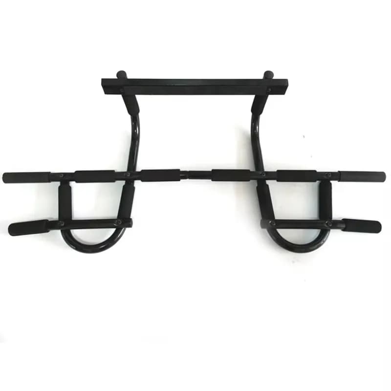 Barra portatile in acciaio per trazioni, design multiuso per installazione su porta e parete per l'allenamento fitness quotidiano indoor