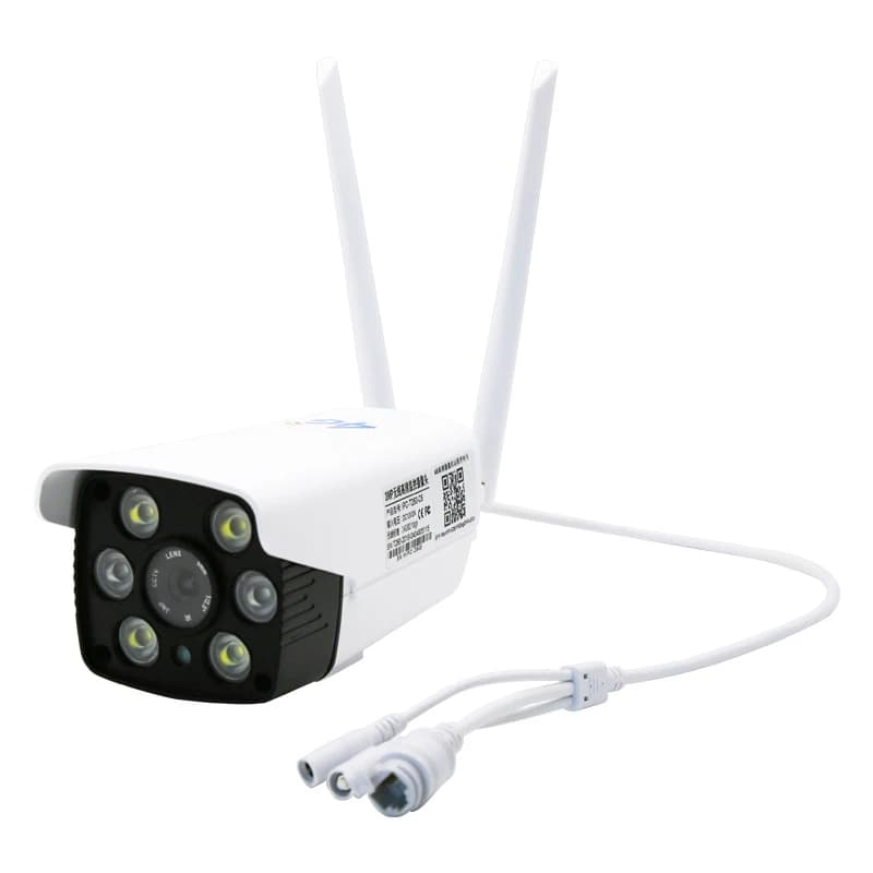 Telecamera IP Bullet 2MP 1080P V380Pro APP a Colori Completi 4G/WIFI con Rilevamento Umanoide AI per Sicurezza Domestica e Monitoraggio Bambini