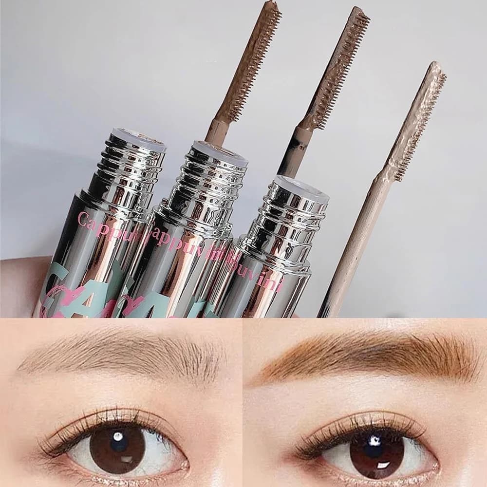 Natural Wild Brow Liquid Dyeing Eyebrow Cream Waterproof Long Lasting Black Brown Tint Mascara for Korean makeup cosmetic eyebrows