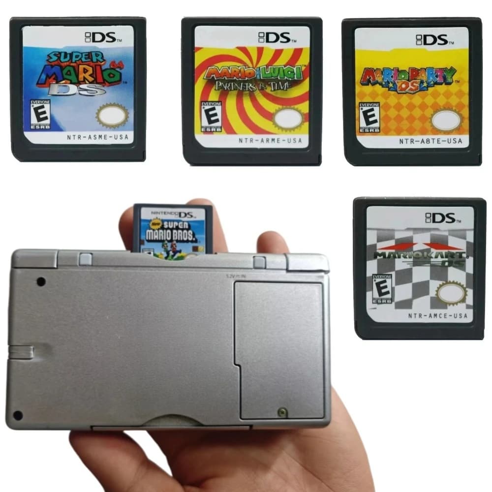 Cartucce di Gioco Serie Super Mario per DS, Schede Videogiochi Super Mario Bros, Mario Kart, Mario Party per NDSL 2DS 3DS USA