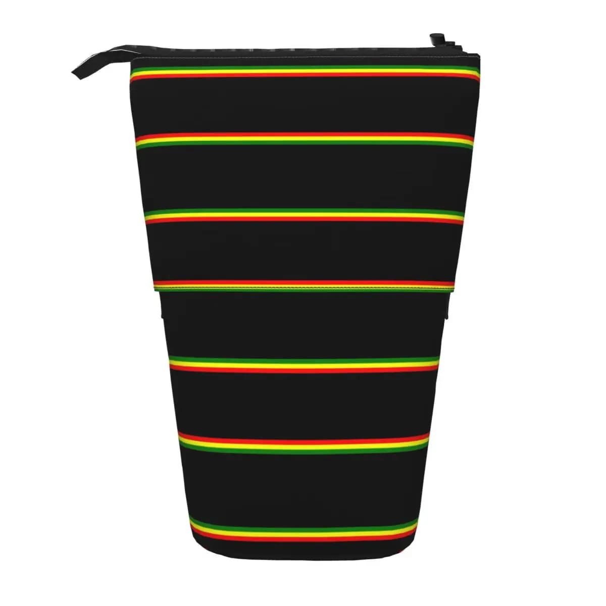 Custom Telescopic Housing Reggae Rasta Stripe Colors Boy Large Storage Jamaican Jamaican Orgoglioso Pens Housing School Material