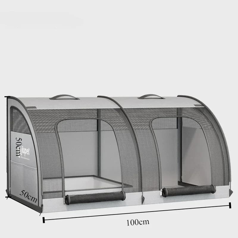 tt Car Kennel per cani Pieghevole e traspirante Estate Impermeabile Trasportini per animali domestici Gabbia Grandi spazi Forniture per cani Prodotti