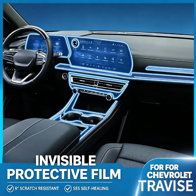 For Chevrolet Traverse Navigation Screen Protector Interior Invisible Protection Film Gear Shift Paint Film Modification
