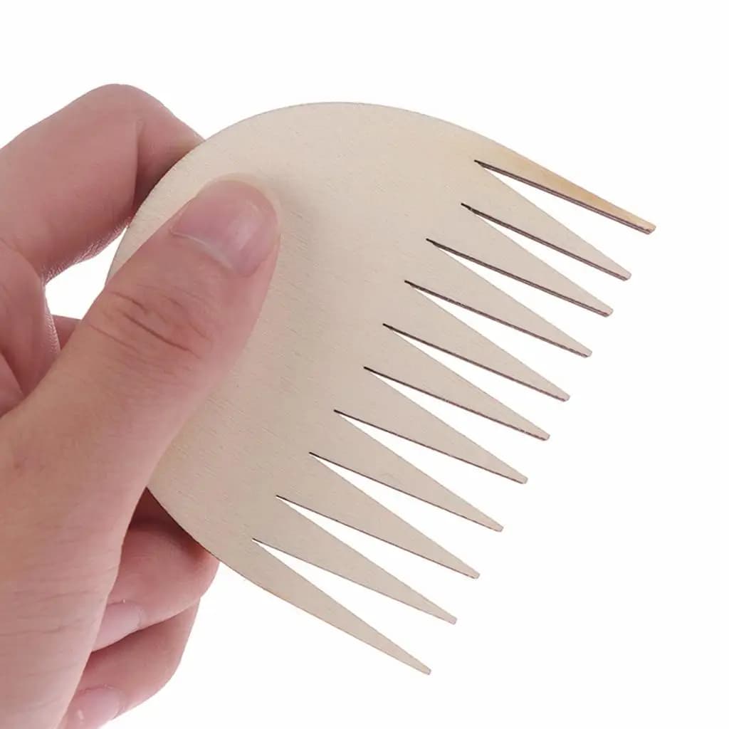 Weaving Loom Comb for Wooden Loom with 11 Teeth Durable Weave Tool for Sewing Crafts Accessories